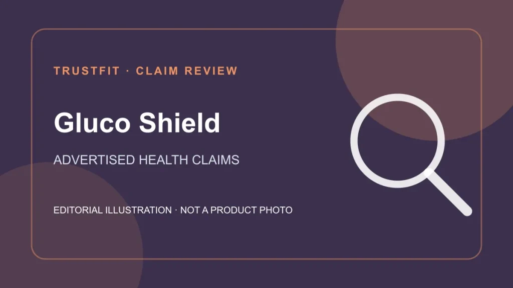 भारत में Gluco Shield के स्वास्थ्य दावों की समीक्षा के लिए मूल संपादकीय चित्र; यह उत्पाद की फोटो नहीं है।