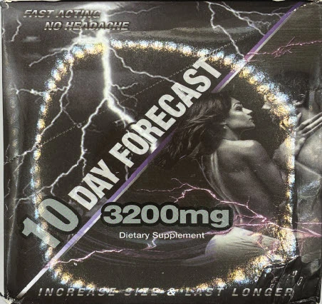 10 Day Forecast package shown in the FDA notification dated October 15, 2026.