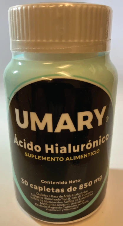 Front of an Umary bottle pictured in the FDA warning updated April 7, 2026.