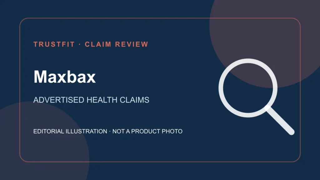 भारत में Maxbax के स्वास्थ्य दावों की समीक्षा के लिए मूल संपादकीय चित्र; यह उत्पाद की फोटो नहीं है।