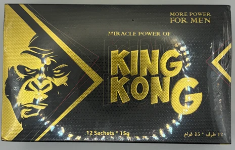 Miracle Power of King Kong Honey package shown in the FDA warning dated September 25, 2026.