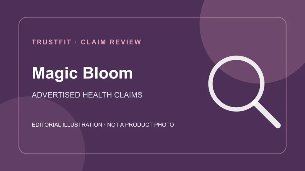 भारत में Magic Bloom के स्वास्थ्य दावों की समीक्षा के लिए मूल संपादकीय चित्र; यह उत्पाद की फोटो नहीं है।
